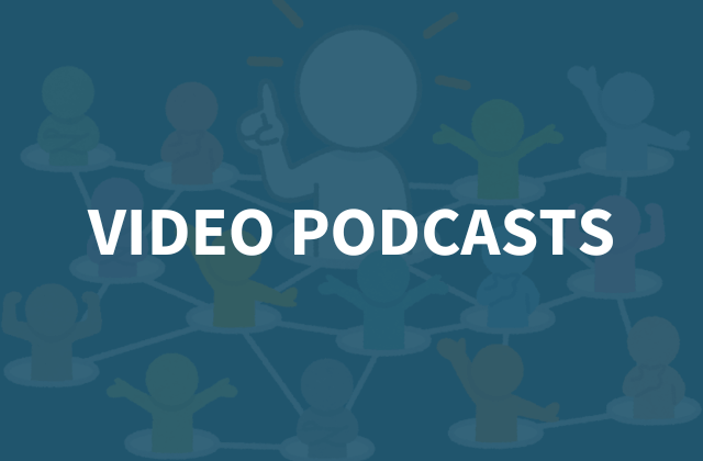 Experts discussing smart city innovations in a video podcast format