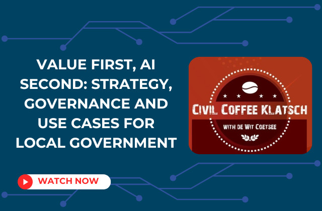 Most conversations about AI in local government start with the technology. This session starts somewhere else - with public v...